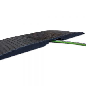 Heeve Solid Rubber Pedestrian Ramp 380mm Wide for 80mm Hoses