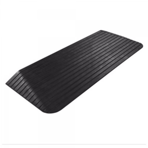 Heeve Solid Rubber Wheelchair Threshold Ramp with Winged Edges